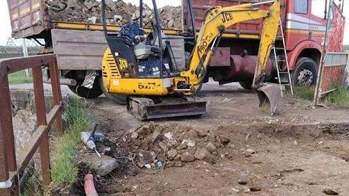Finalmente aperto il cantiere sul ponte