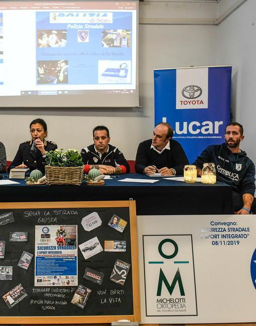 Lanfri, Gori e Bonaventuri maestri di sicurezza stradale all’Itis Fermi 