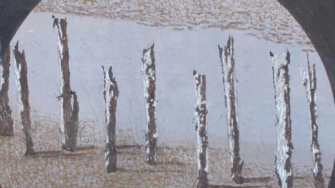Raymond Galle, A Ring of Salt, una delle opere in mostra