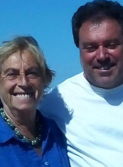 Aldo Picchi insieme alla madre Alda