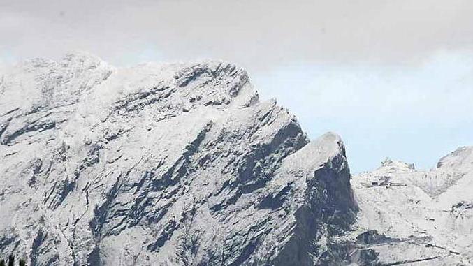 Montagne innevate e sotto zero in vetta Evento eccezionale ma non troppo