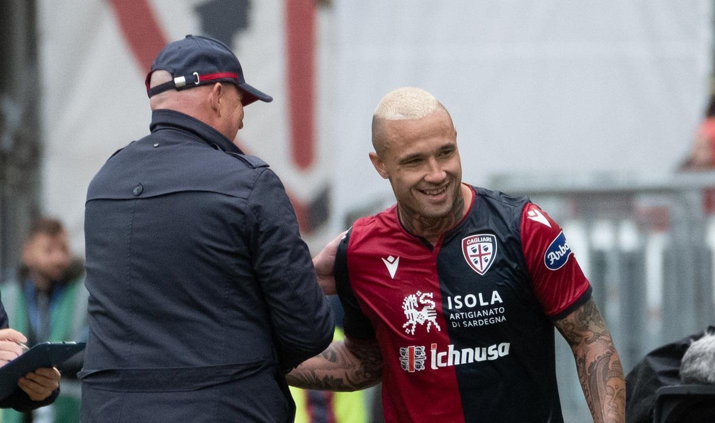 Rolando Maran e Radja Nainggolan