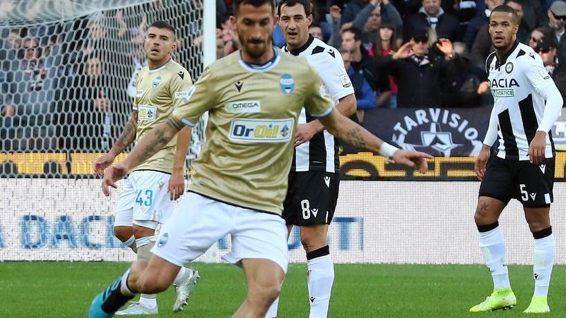 Udinese Spal vista dal rientrante Valdifiori che maledice la sfortuna: «Non ci gira mai bene, è un momento così»