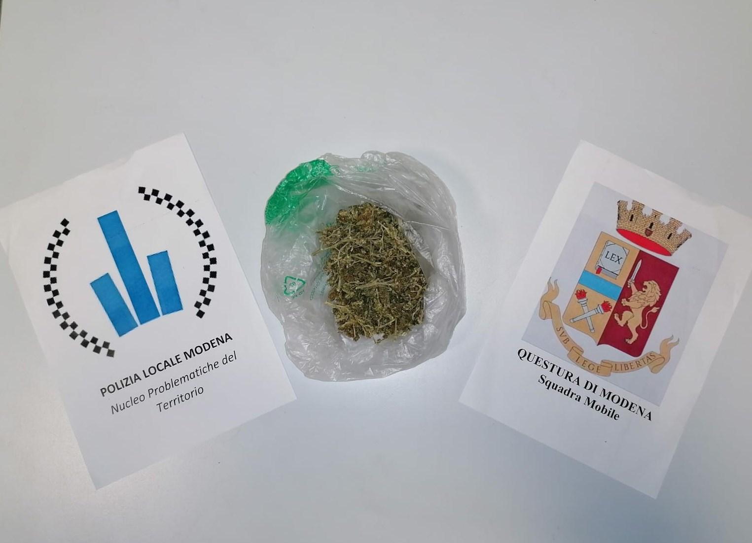 Controlli negli appartamenti dei richiedenti asilo.  Recuperata marijuana