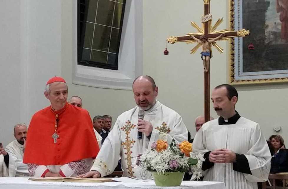 Il vescovo per il nuovo parroco