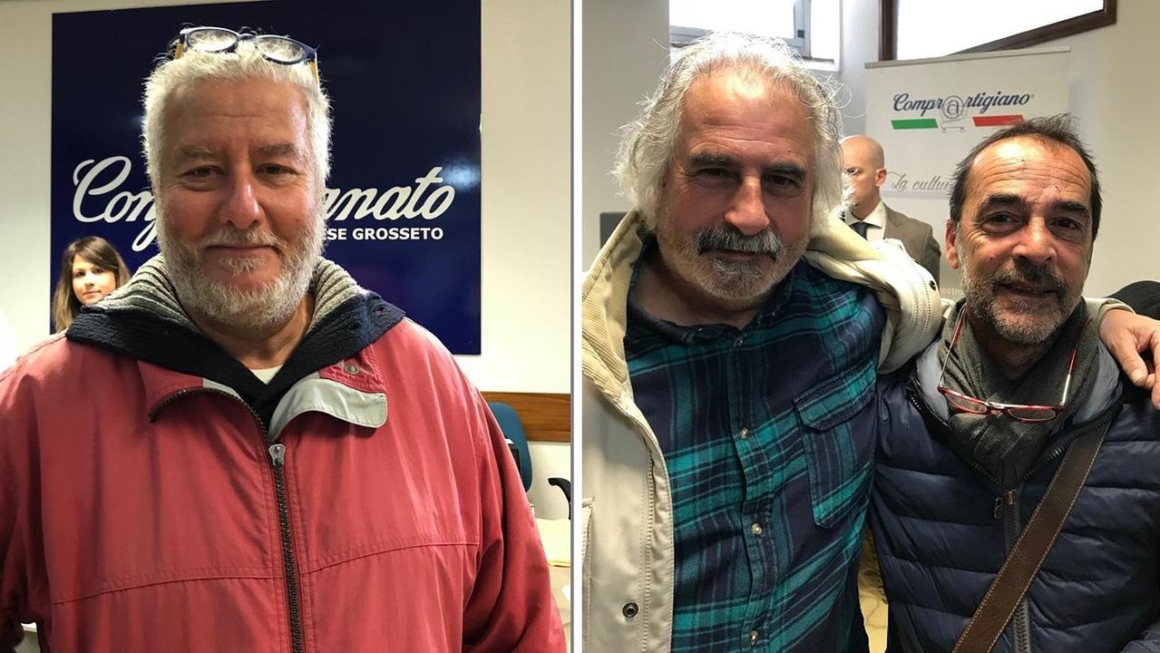 Da sinistra Andrea Fadini, Fulvio Ponzuoli ed Enzo Pirro