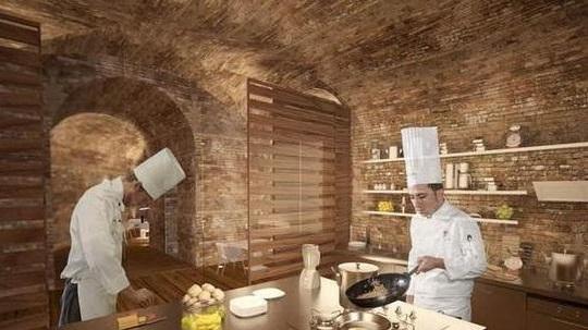 Il rendering del progetto di Accademia del Gusto firmato Milesi