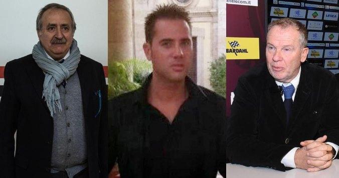 Da sinistra, Aldo Castelli, Josef Ferrando e Enrico Ceniccola
