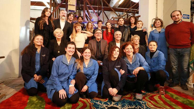 Il cast della fiction “Pezzi unici”, al centro Castellitto e Panariello