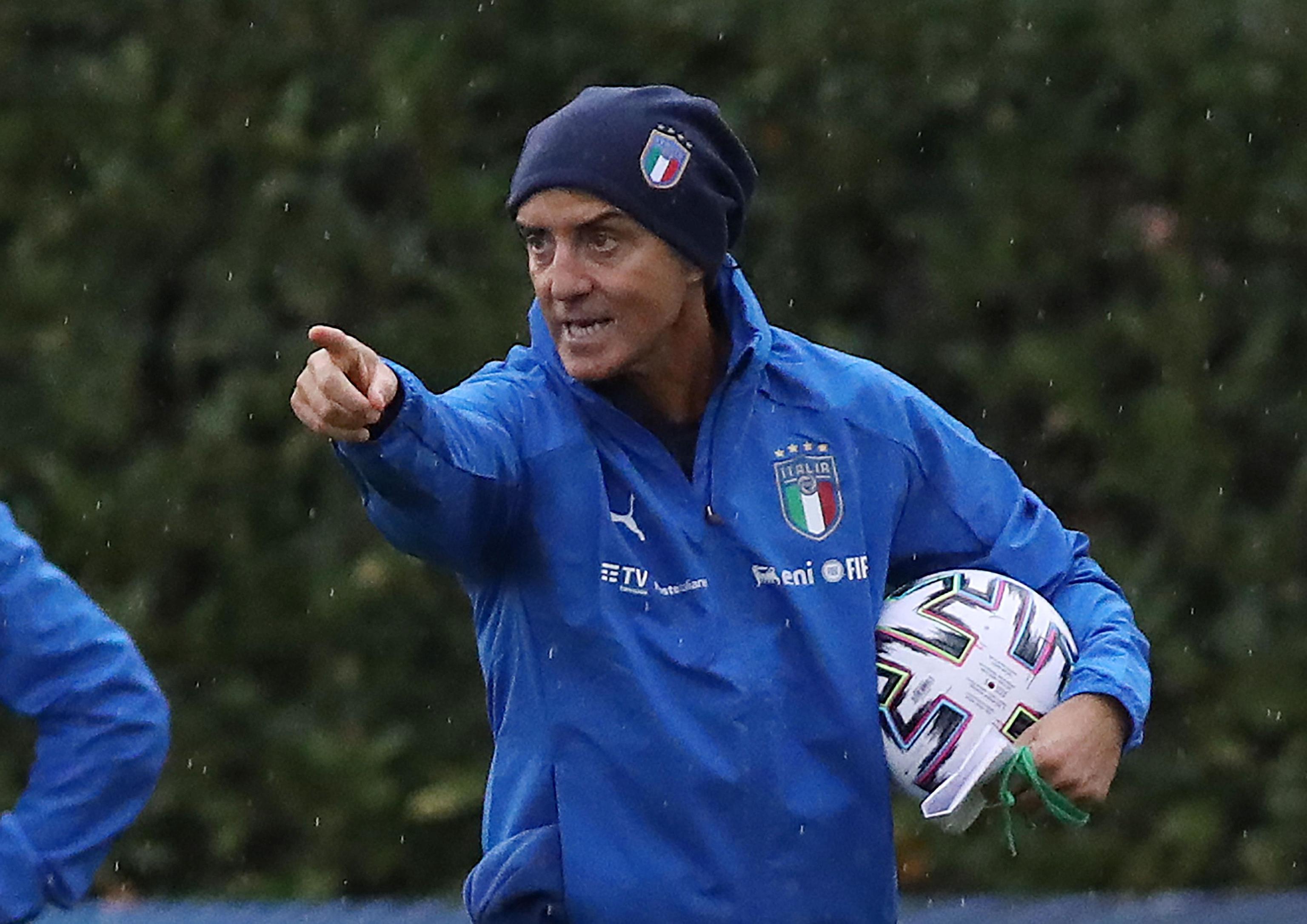 Il ct della nazionale Roberto Mancini