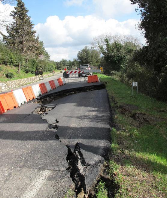 Frane sulla strada 329 i lavori da febbraio 