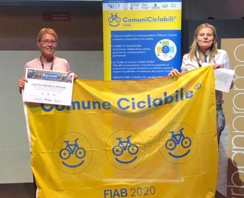 La Bandiera gialla riconoscimento al Comune ciclabile
