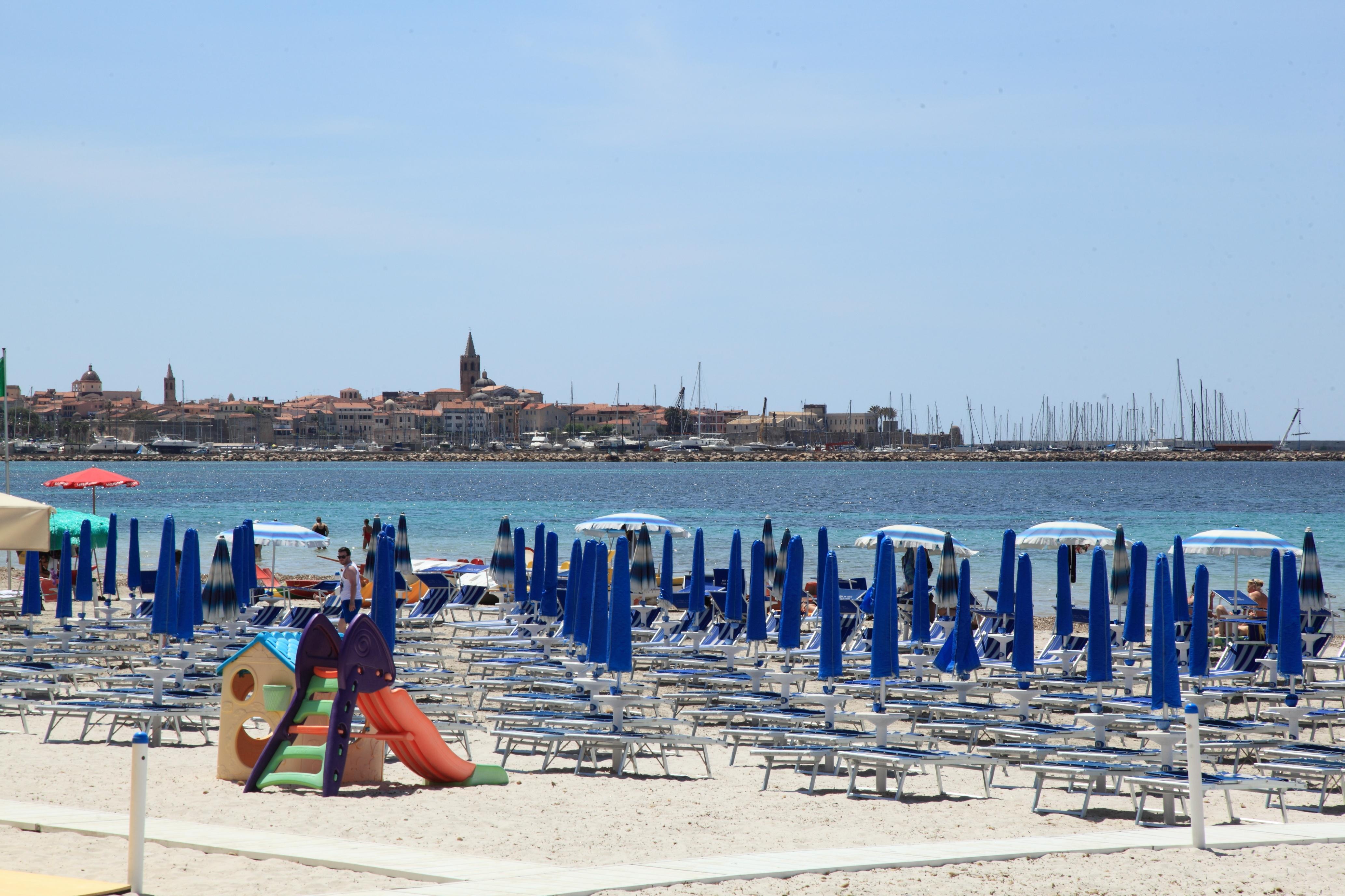 Uno stabilimento balneare di Alghero