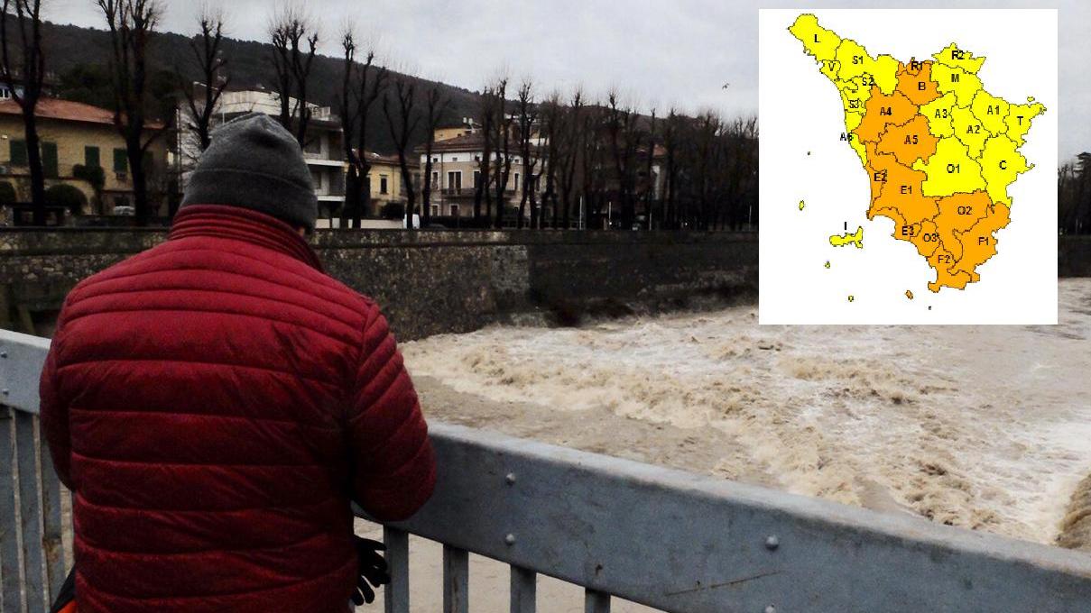 Maltempo in Toscana, è allerta "arancione": ecco le situazioni più critiche