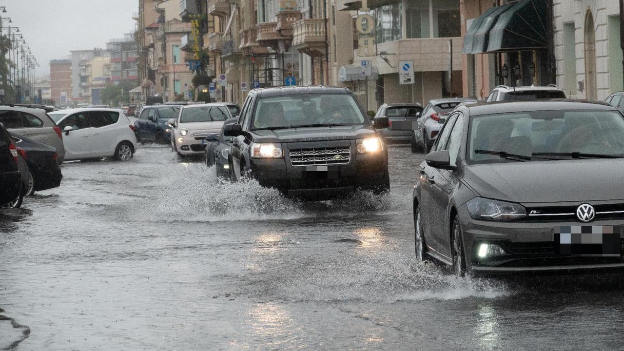 Maltempo a Viareggio