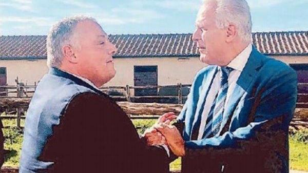 Antonfrancesco Vivarelli Colonna con Eugenio Giani