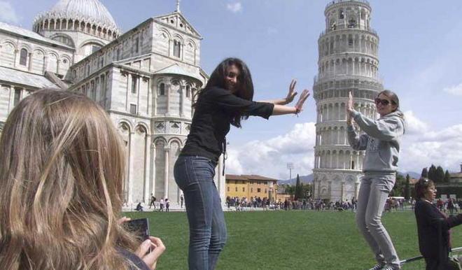Tanti turisti, ma più frettolosi 