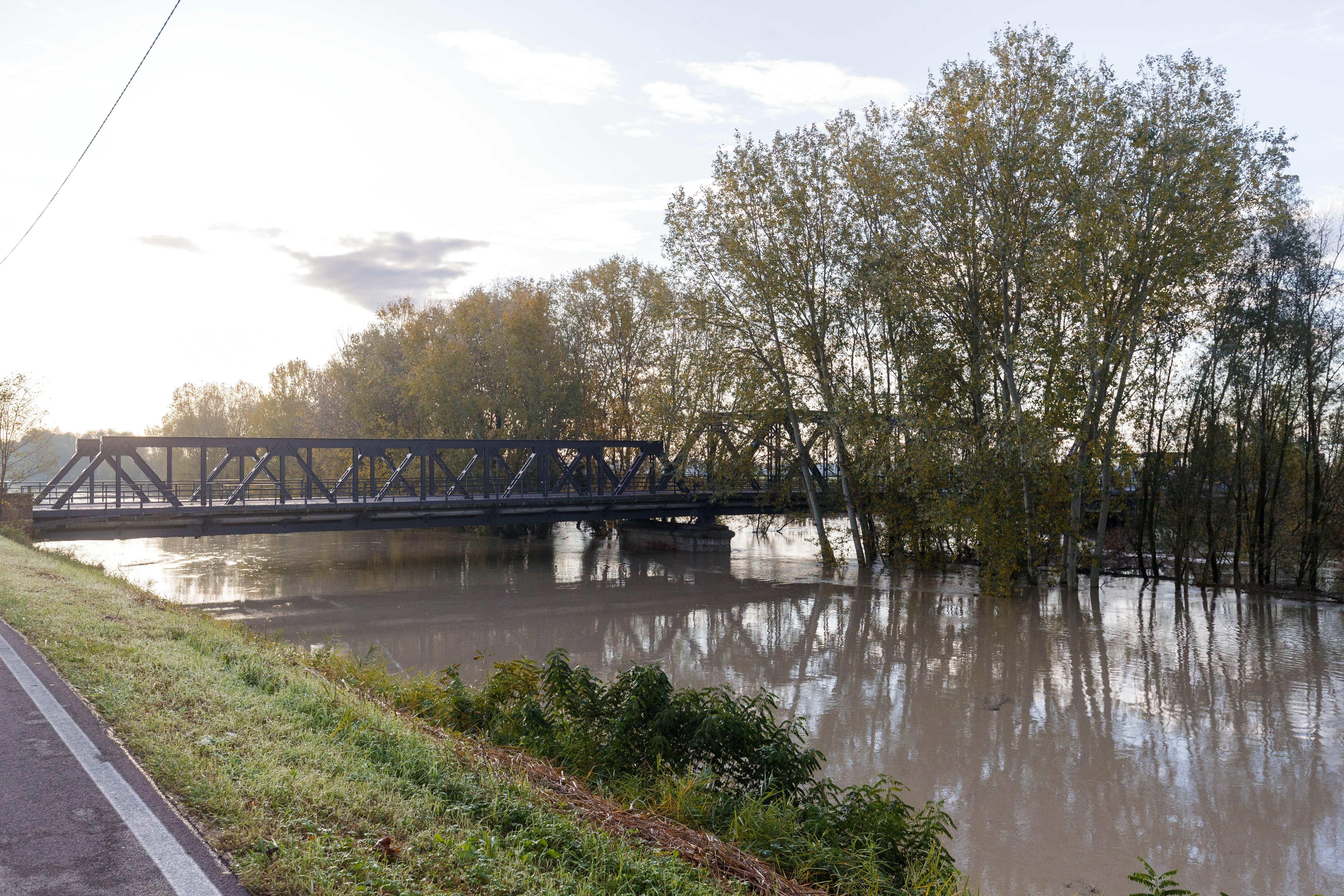 La piena del fiume Reno a Gallo