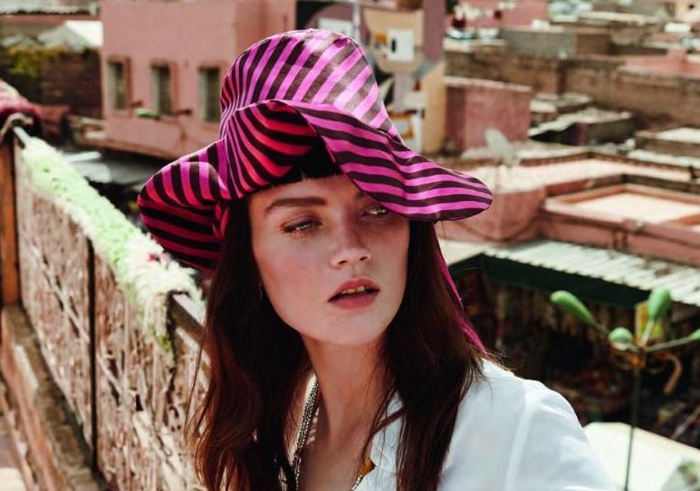 La modella Grace Anderson