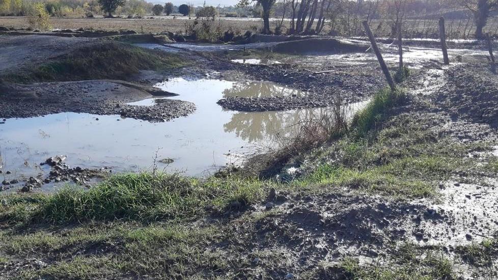 Quel che resta del crossodromo di Santa Rita nel comune di Cinigiano