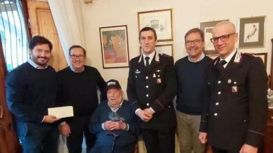 Festa per l’appuntato Palagi carabiniere più vecchio d’Italia
