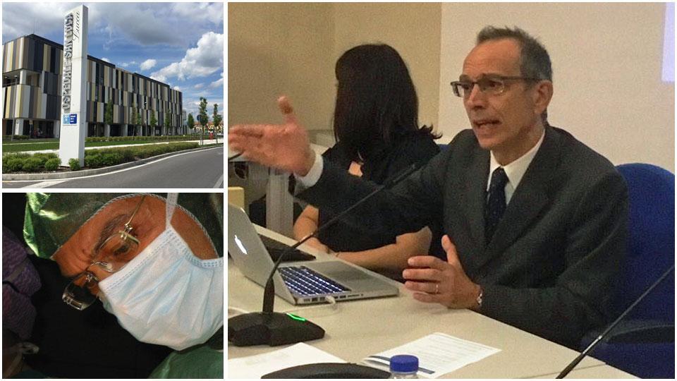 Il dottor Riccardo Maria Piane, primario di otorinolaringoiatria al Sal Luca di Lucca