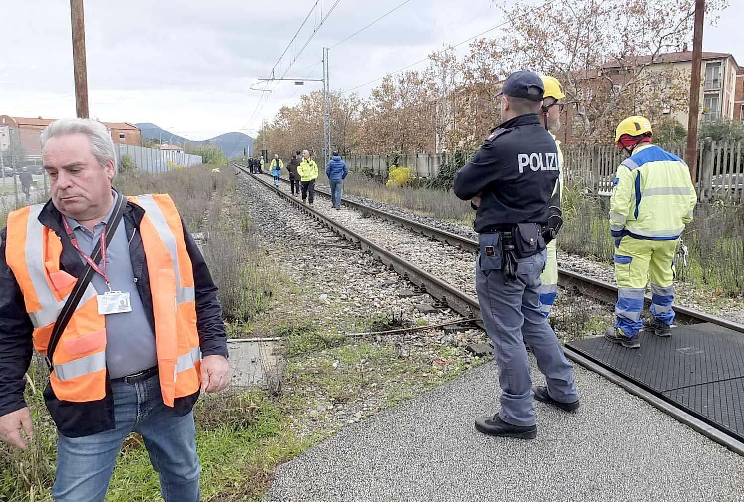 Il luogo della tragedia (foto Fabio Muzzi)