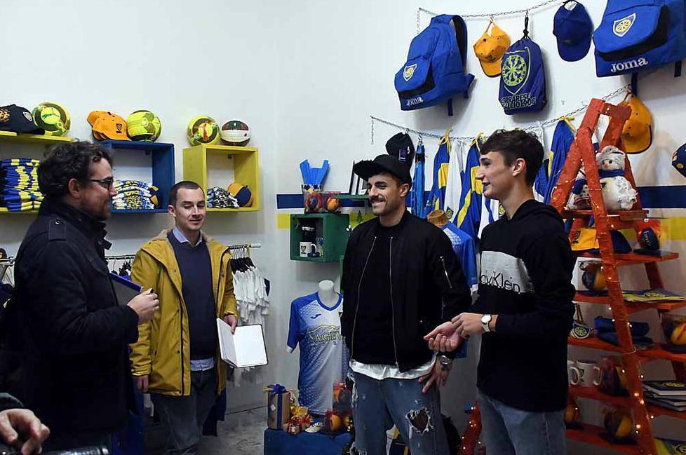 Carrarese, Damiani e Valente: «L’obiettivo è arrivare più in alto possibile», e per lo stadio buone notizie 