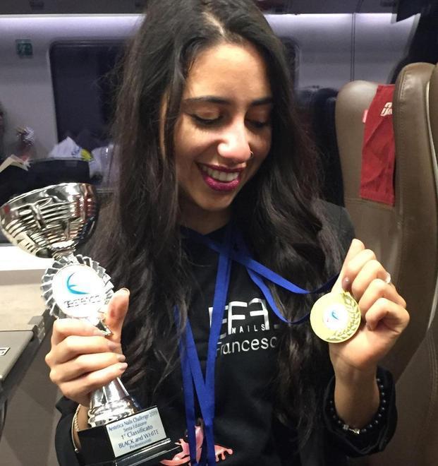 Campionessa di unghie Il titolo nazionale conquistato da Ciaponi 