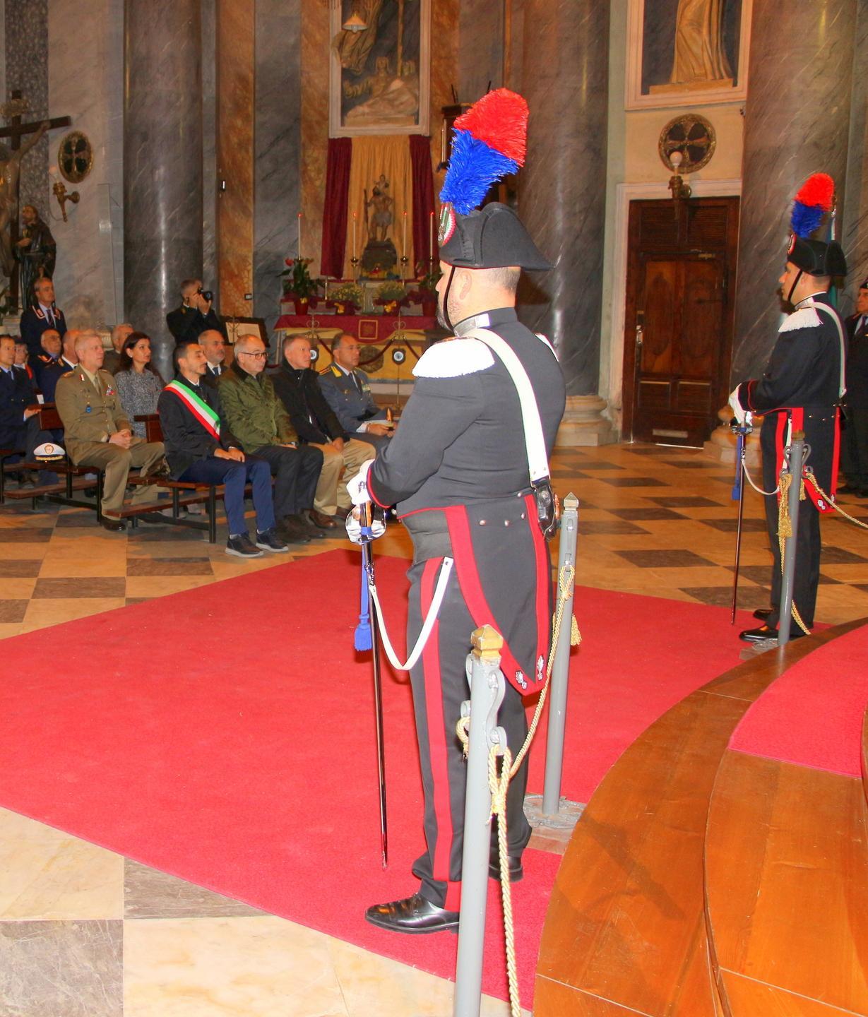 I carabinieri celebrano la festa della patrona a S. Maria di Betlem 