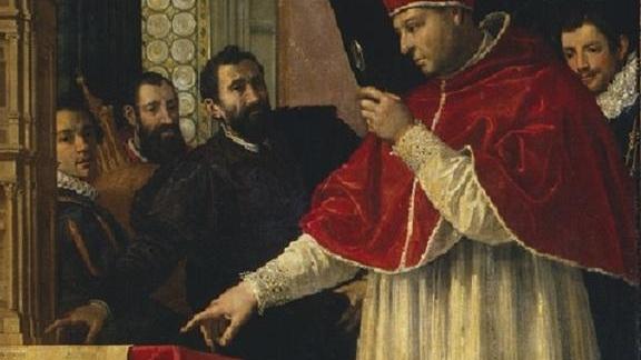 Michelangelo e Leone X in un quadro dell'Empoli