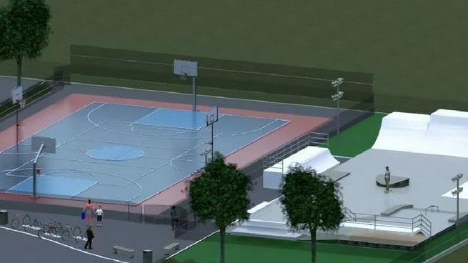 Baskin e skate park, domani si inaugura il parco polifunzionale