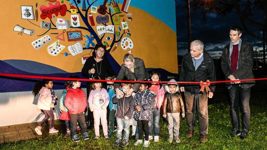 Inaugurato il murales