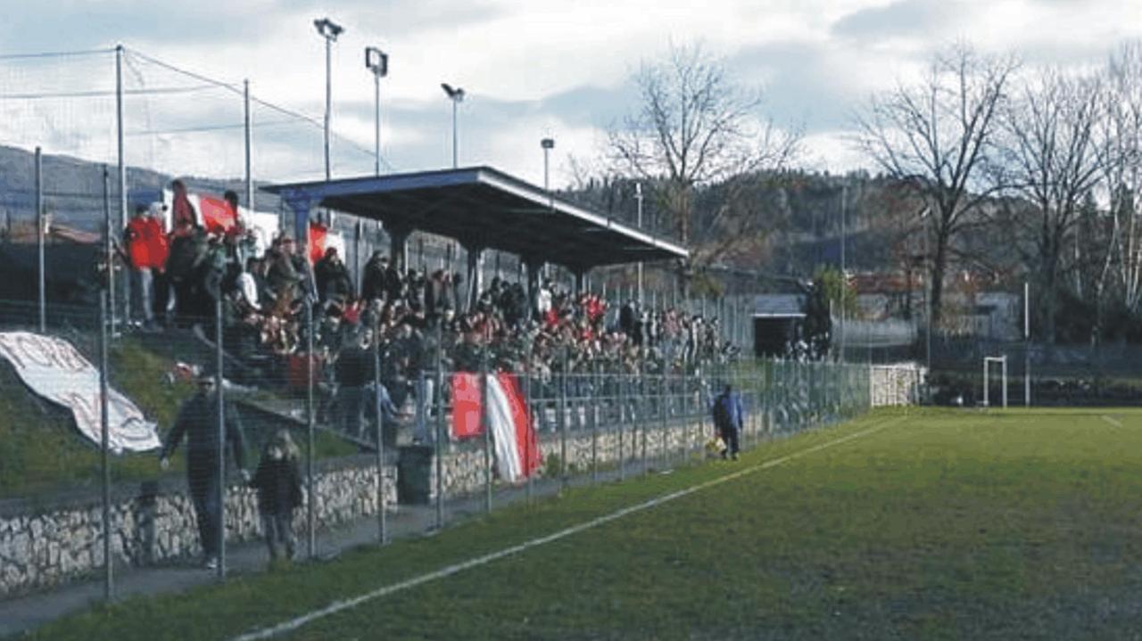 Il campo sportivo di Pieve Fosciana