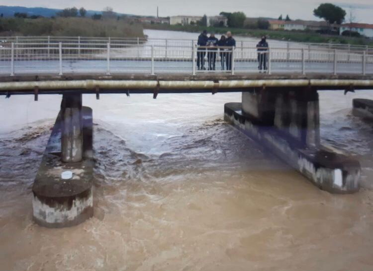 La situazione del fiume Cecina