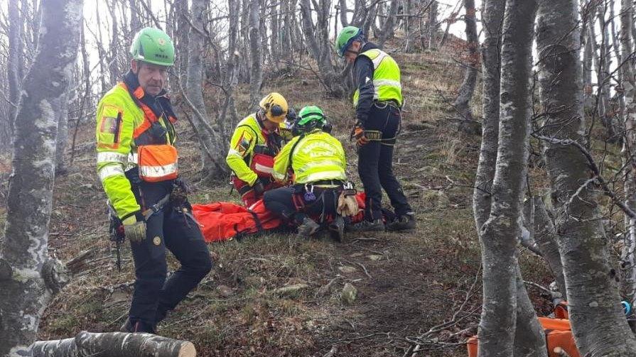 Un intervento del Soccorso alpino (foto d'archivio)