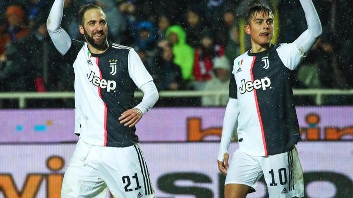 Sofferenza Juventus ma Higuain e Dybala ribaltano l’Atalanta
