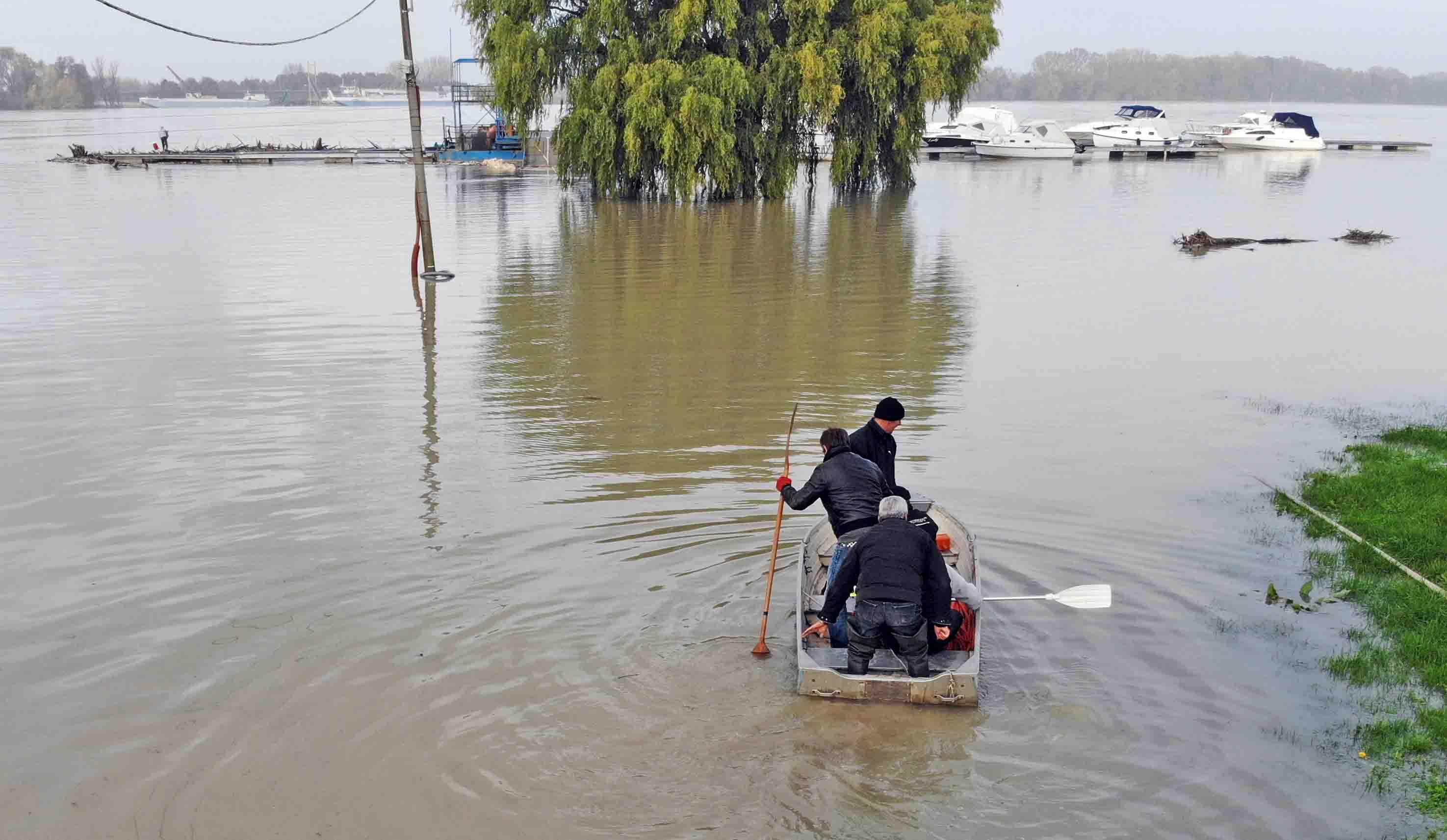 Piena del Po, il sindaco ordina l'evacuazione delle aree golenali