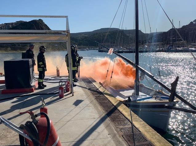 Castelsardo, allarme simulato al porto 