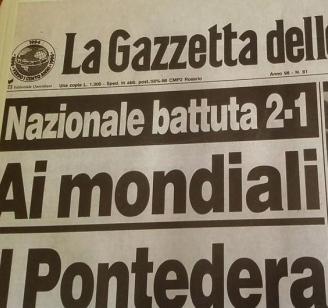 Maraia e quel mitico Pontedera capace di battere la Nazionale