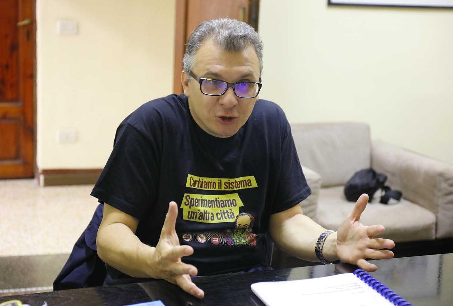 Il capogruppo di "Diritti in Comune" Francesco Auletta