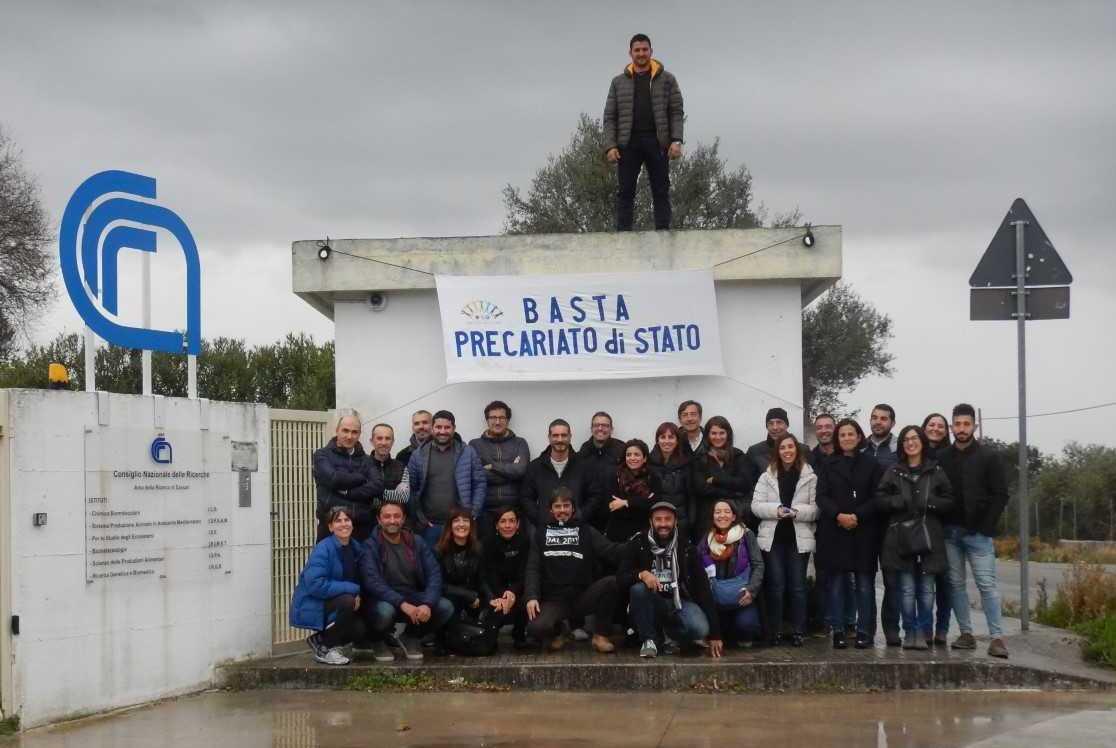 I precari del Cnr protestano a Cagliari 