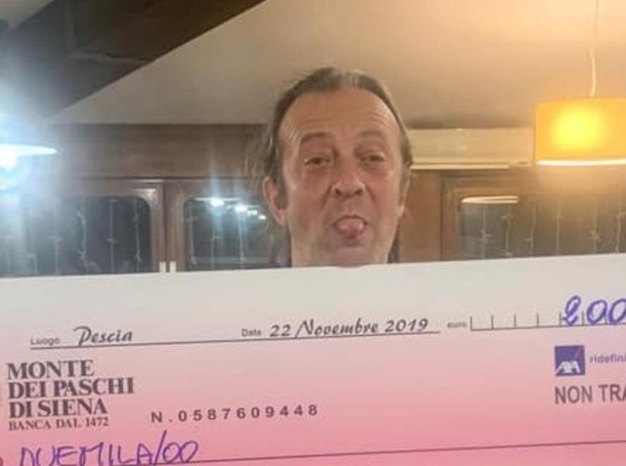 Graziano Salvadori, protagonista di tante iniziative in favore della piccola Jo