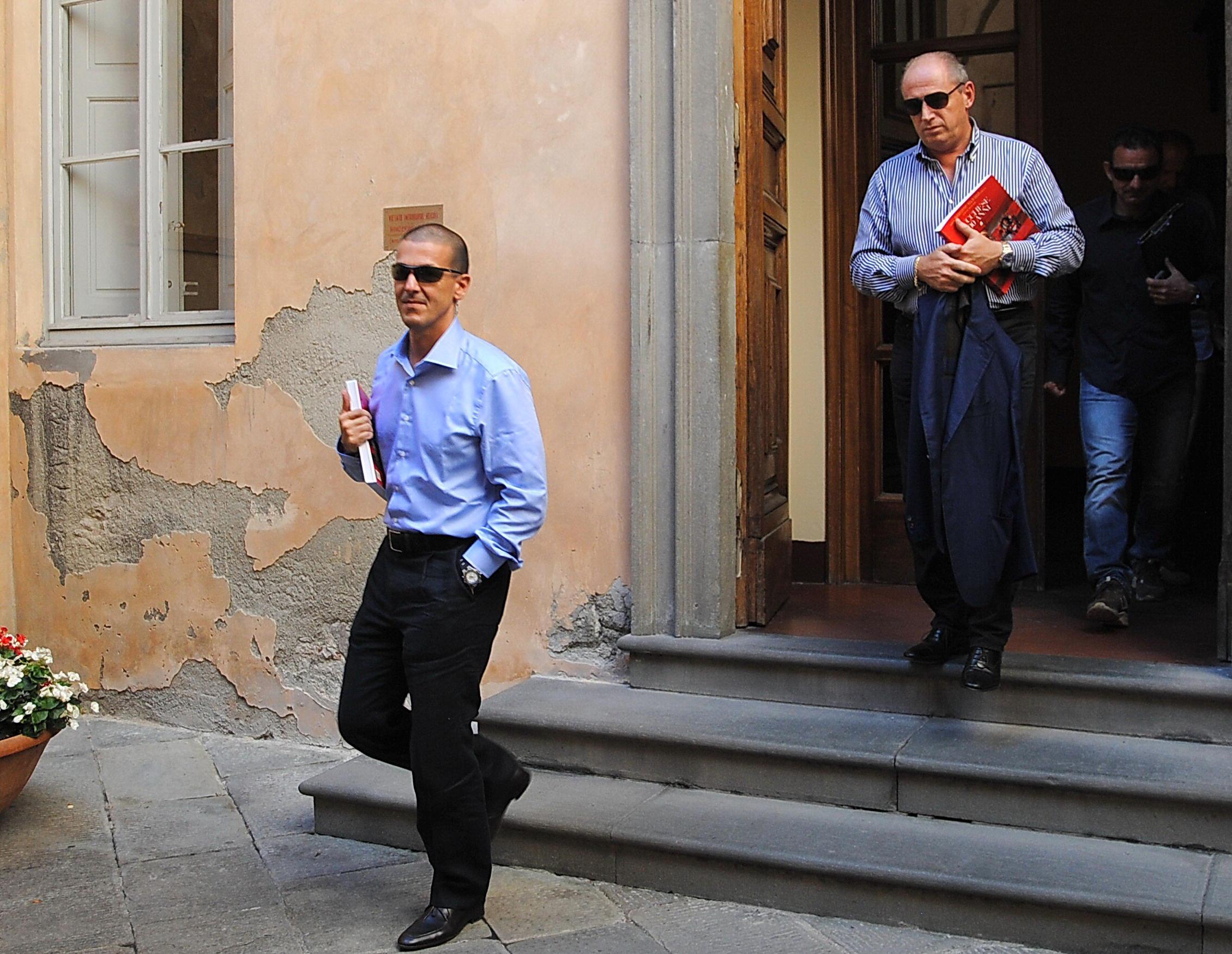 Non ci sono immagini recenti di Riccardo Maestrelli: qui, nel 2011, quando trattava per entrare nella Lucchese calciodi cui il padre Egiziano è stato presidente