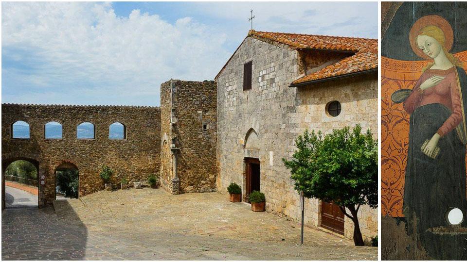 Montemerano e quel quadro... col buco. Esperienza unica nella chiesa di S. Giorgio