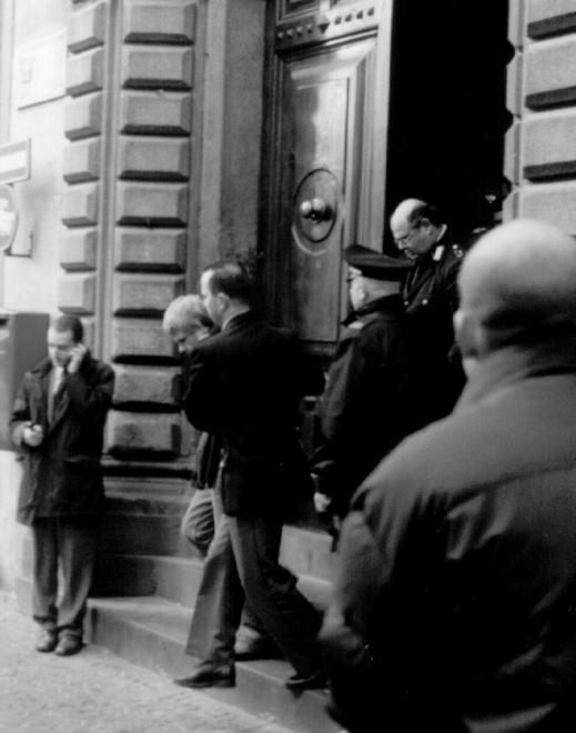 L'arresto di Maurizio Pozzati nel 2000