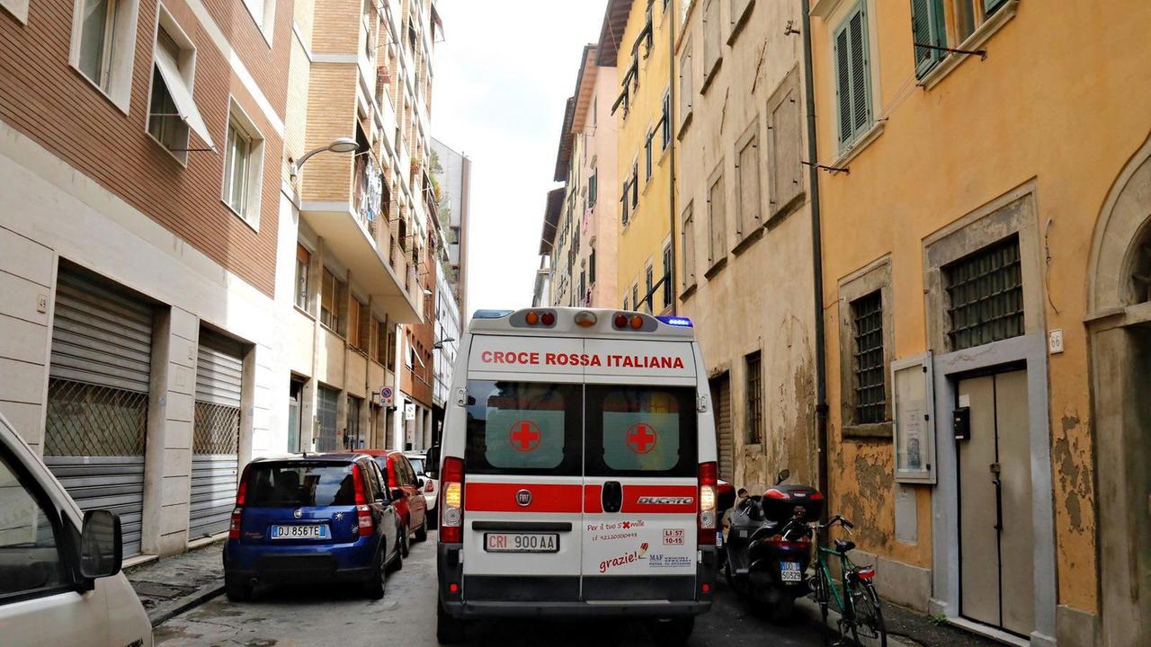 Un'ambulanza della Croce rossa italiana