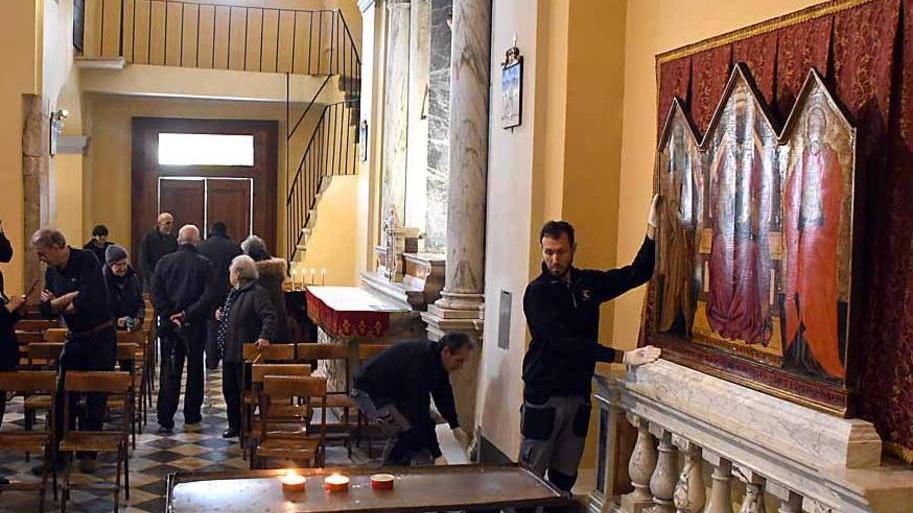 Dopo 581 anni il trittico Ringli torna a casa ad Avenza
