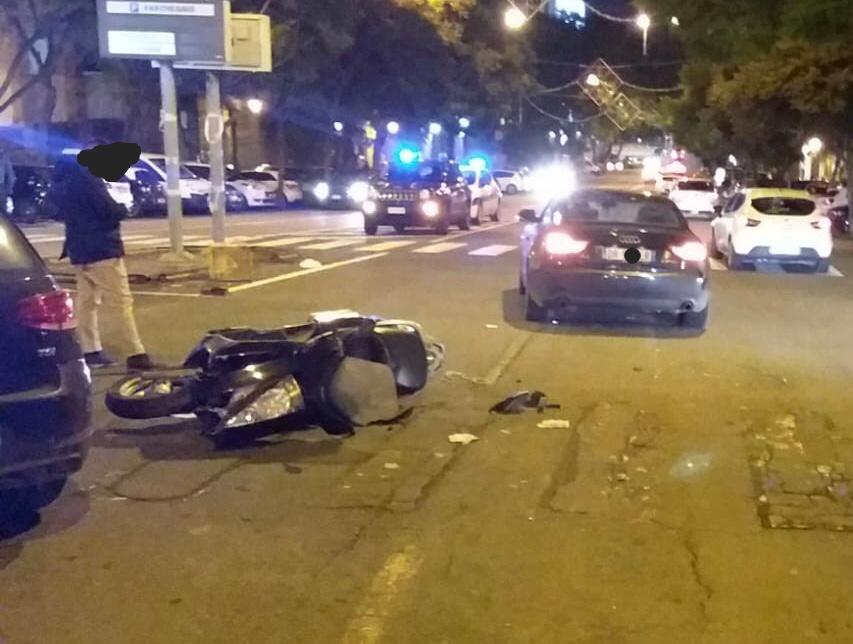 L'incidente nel largo Carlo Felice