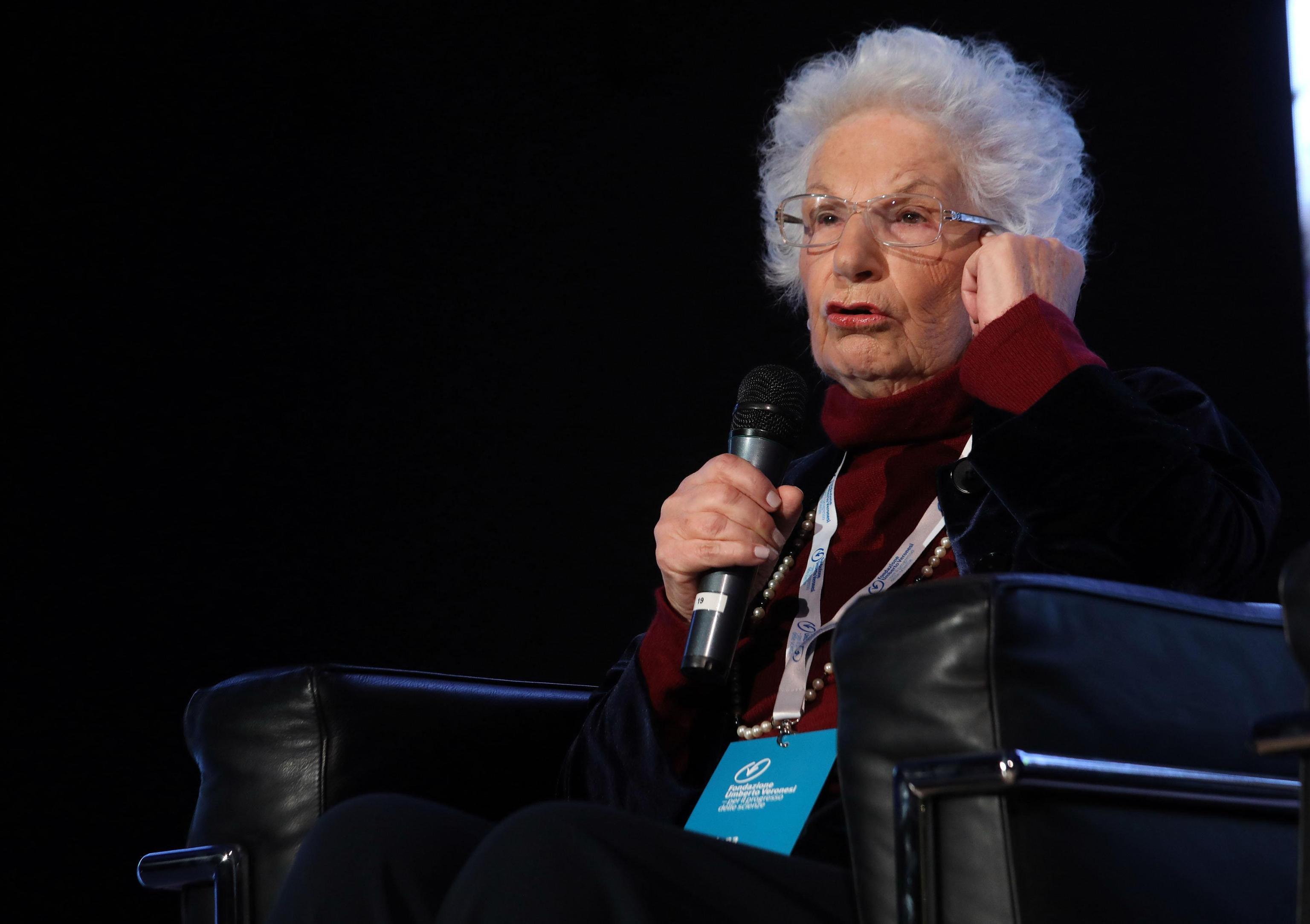 La senatrice Liliana Segre